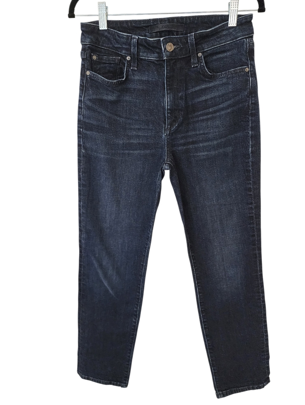 Joe’s Jeans The Milla High Rise Straight Ankle Jeans Size 28 Dark Wash Denim